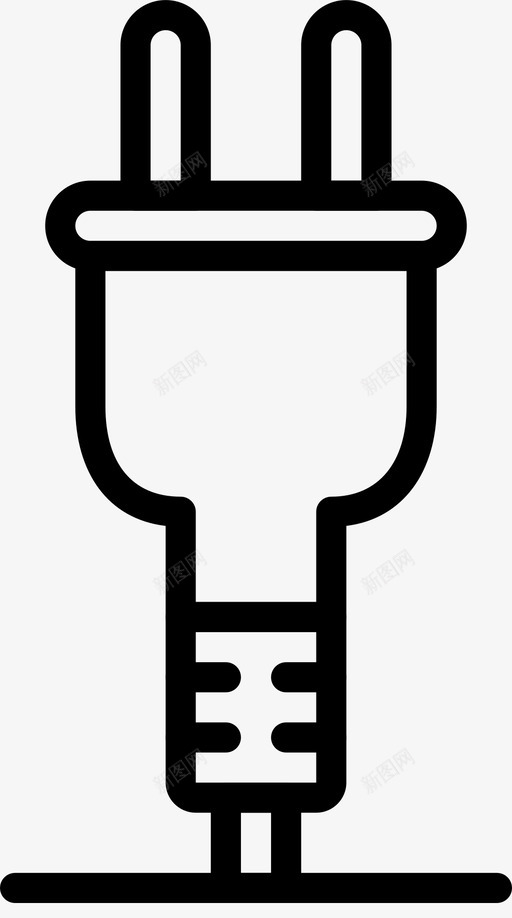 插头电缆连接器图标svg_新图网 https://ixintu.com smashicons连接器电缆外形图 插头 电缆 连接器