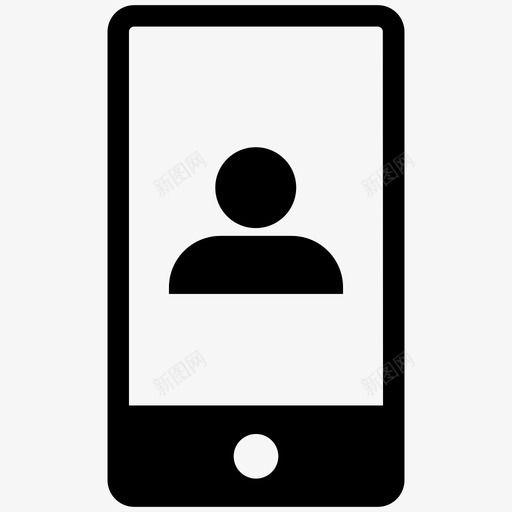 移动设备互联网图标svg_新图网 https://ixintu.com 互联网 人员 社交 移动 设备