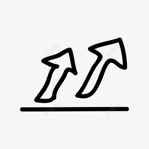 增加通货膨胀市场图标svg_新图网 https://ixintu.com 增加 市场 股票 贸易图标手绘 趋势 通货膨胀