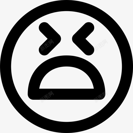 绝望表情脸图标svg_新图网 https://ixintu.com 漂亮图标表情2md大纲 绝望 脸 表情 走投无路