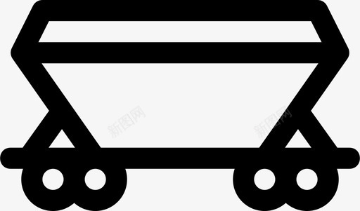 火车货物车厢图标svg_新图网 https://ixintu.com 全球物流 火车 货物 车厢 运输 铁路
