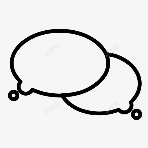 思考泡沫头脑风暴云图标svg_新图网 https://ixintu.com 云 头脑风暴 思想 思考泡沫 想法