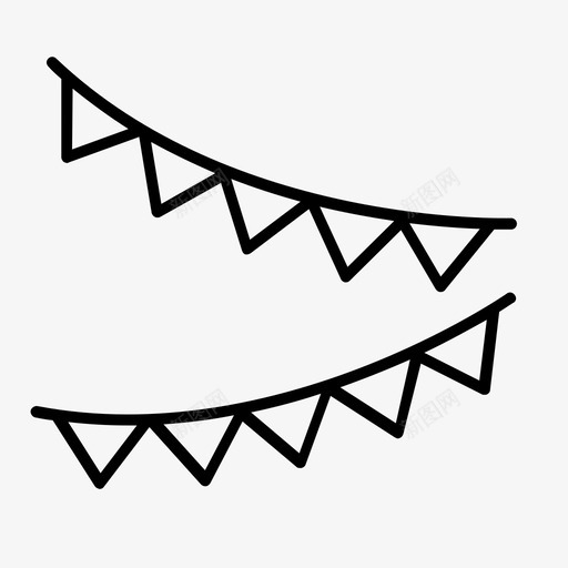 旗帜亚洲嘉年华图标svg_新图网 https://ixintu.com 中文 亚洲 嘉年华 拉旗与生日 旗帜 游行 生日旗帜 节日