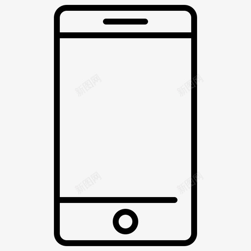 移动通信设备图标svg_新图网 https://ixintu.com 智能手机 电话 移动 线路最大卷1 设备 通信