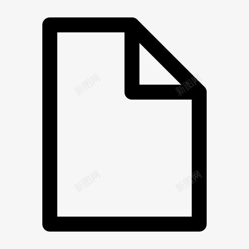 新建文档新文档文件图标svg_新图网 https://ixintu.com 基本ui图标 文件 新建文档 新文档 纸张 页面