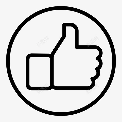 喜欢按钮喜欢社交喜欢图标svg_新图网 https://ixintu.com 喜欢 喜欢按钮 社交喜欢 移动游戏界面 竖起大拇指