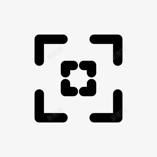 截图定位位置图标svg_新图网 https://ixintu.com 位置 定位 快照 截图 目标