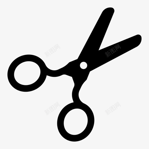 剪刀夹子房子图标svg_新图网 https://ixintu.com 剪刀 夹子 房子 房子的剪刀