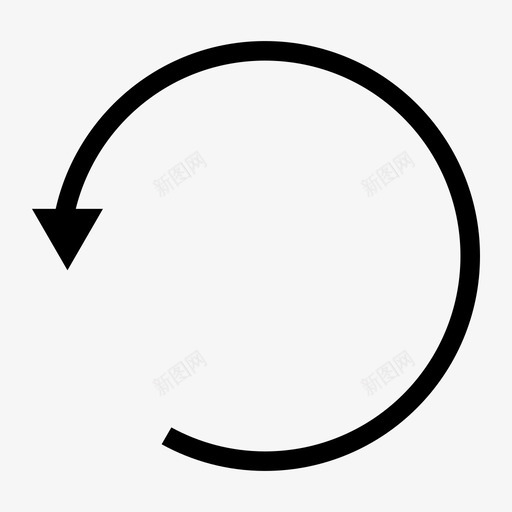 逆时针箭头旋转图标svg_新图网 https://ixintu.com android图标 ui 旋转 箭头 逆时针