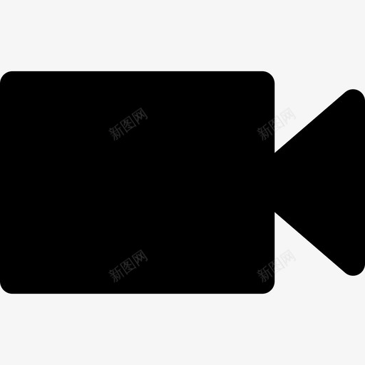 视频填充摄像头轮廓电影院管理用户界面图标svg_新图网 https://ixintu.com 电影院 管理用户界面 视频填充摄像头轮廓