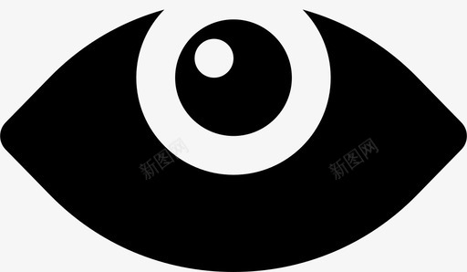 人眼脸视觉图标svg_新图网 https://ixintu.com 人眼 人眼mdsolid 脸 视觉