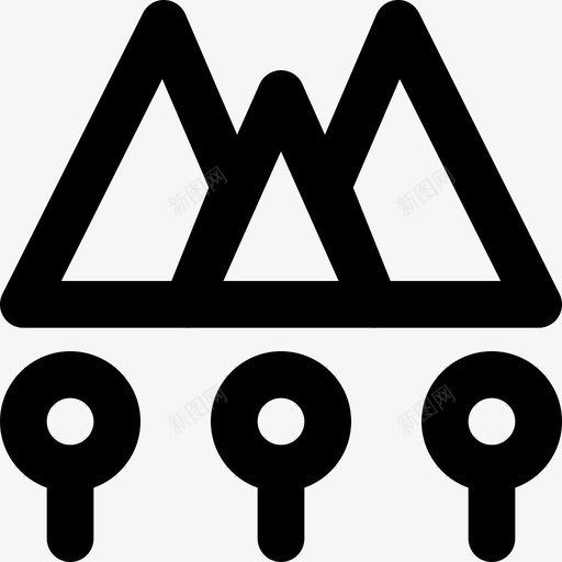 山风景山腰图标svg_新图网 https://ixintu.com 史密克景观md大纲 图片 山 山腰 树木 自然 风景