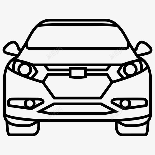 hrv汽车本田图标svg_新图网 https://ixintu.com hrv hrv系列 本田 汽车 车辆