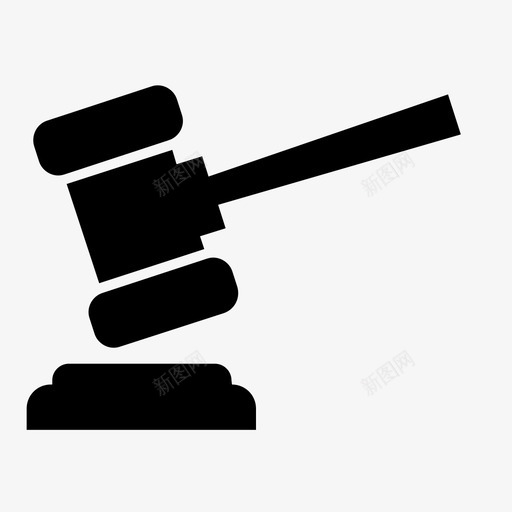 木槌顺从锤子图标svg_新图网 https://ixintu.com 木槌 正义 法律 秩序 锤子 顺从