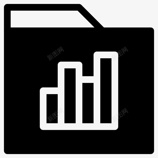 文件夹统计信息文件夹字形图标svg_新图网 https://ixintu.com 文件夹 文件夹字形 统计信息