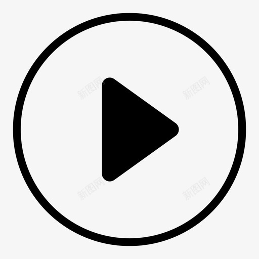 播放按钮游戏游戏界面图标svg_新图网 https://ixintu.com 手机游戏界面 播放按钮 游戏 游戏界面