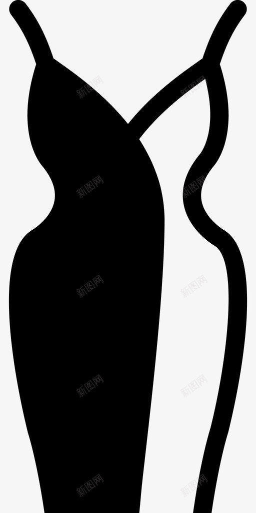 服装时尚女性图标svg_新图网 https://ixintu.com 女性 时尚 时尚偶像女性服装固体 服装