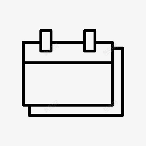 日期日历每日图标svg_新图网 https://ixintu.com 日历 日期 日程 每日 计划