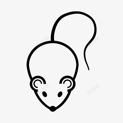 老鼠动物啮齿动物图标svg_新图网 https://ixintu.com 动物 啮齿动物 老鼠