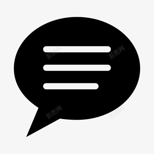 语音气泡评论评论员图标svg_新图网 https://ixintu.com 对话 用户界面 用户评论 评论 评论员 语音气泡