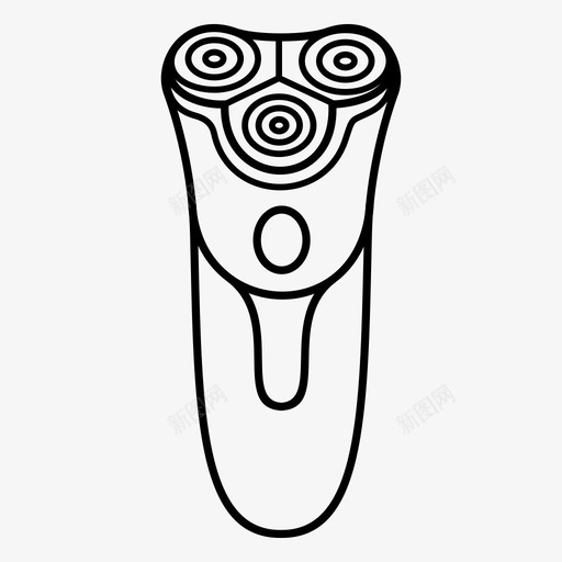 电动剃须刀男士剃须刀图标svg_新图网 https://ixintu.com 剃须刀 电动剃须刀 男士