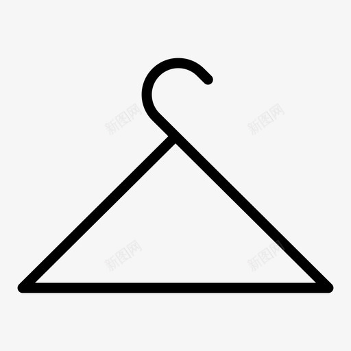 衣架衣帽间洗衣房图标svg_新图网 https://ixintu.com 建筑标志轮廓 洗衣房 衣帽间 衣架 衣柜