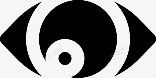 人眼脸视觉图标svg_新图网 https://ixintu.com 人眼 人眼mdsolid 脸 视觉