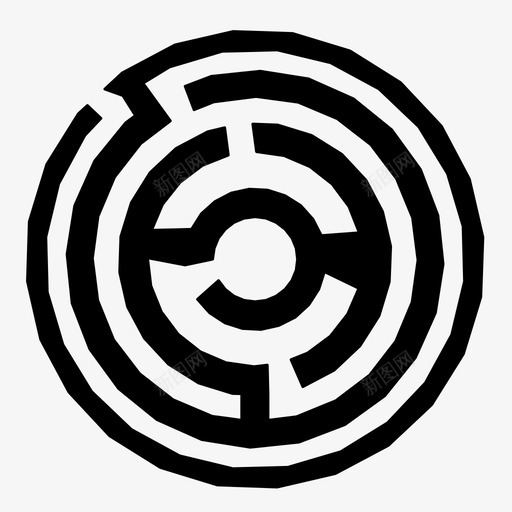环形迷宫逃跑寻找图标svg_新图网 https://ixintu.com 寻找 环形迷宫 解决方案 迷宫 迷宫迷宫 迷路 逃跑
