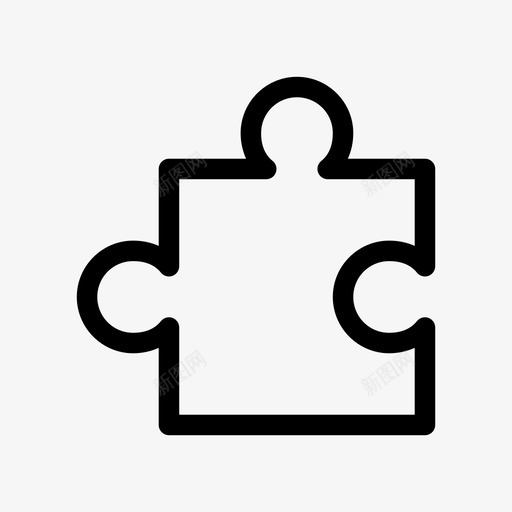 加插游戏拼图图标svg_新图网 https://ixintu.com 加插 拼图 游戏
