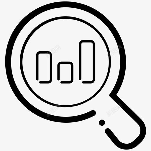 柱状图柱状图搜索数据查询图标svg_新图网 https://ixintu.com 业务计划管理概要 报表 数据查询 柱状图 柱状图搜索
