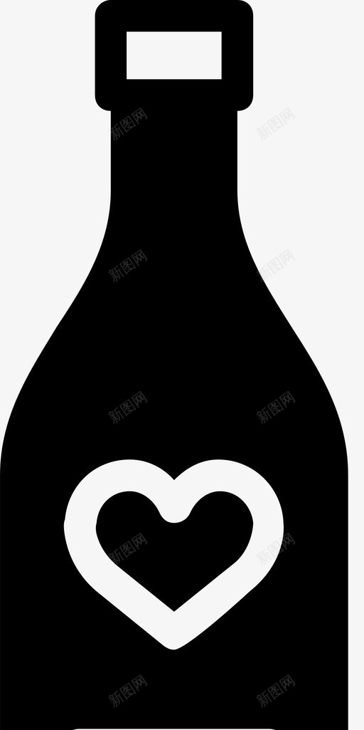 酒瓶生活方式爱情图标svg_新图网 https://ixintu.com 时尚偶像浪漫生活方式2固体 浪漫 爱情 生活方式 酒瓶