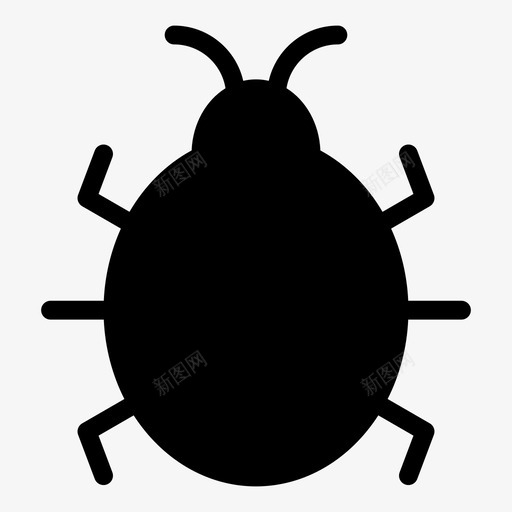 瓢虫昆虫大自然图标svg_新图网 https://ixintu.com 大自然 昆虫 瓢虫
