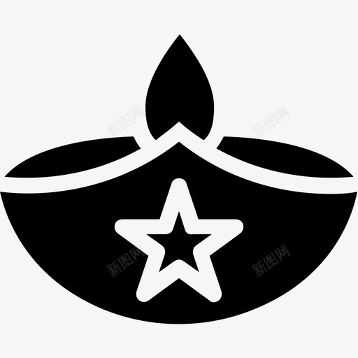 排灯塔排灯节快乐圣诞雕文图标svg_新图网 https://ixintu.com 圣诞雕文图标 排灯塔 排灯节快乐