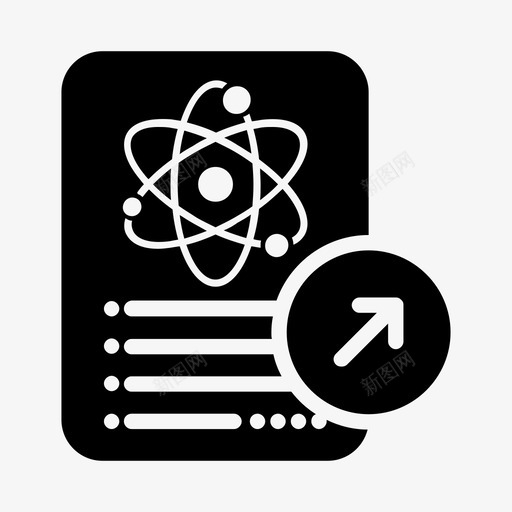 科学文献发送转发注释图标svg_新图网 https://ixintu.com 注释 科学文献发送 论文 转发