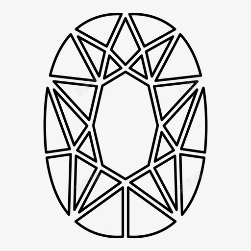 梨钻石宝石图标svg_新图网 https://ixintu.com 宝石 梨 珠宝 钻石