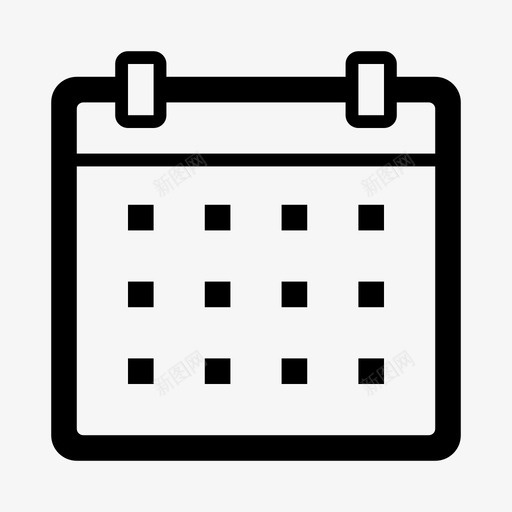 日历生日月图标svg_新图网 https://ixintu.com 周日历 日历 月 月历 生日 管理员侧菜单设置32px常规