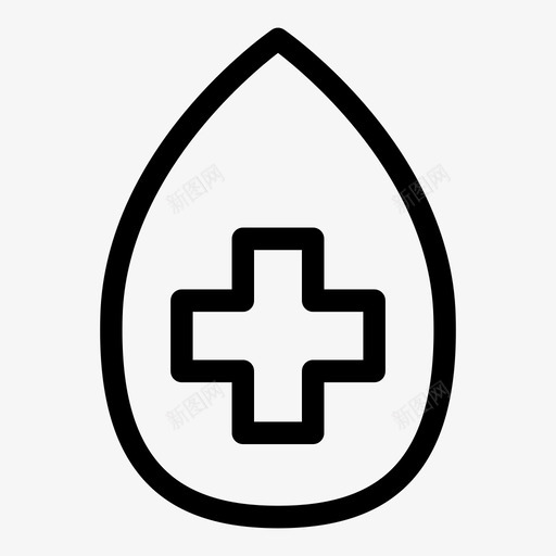 医用血医学图标svg_新图网 https://ixintu.com 医学图标 医用血