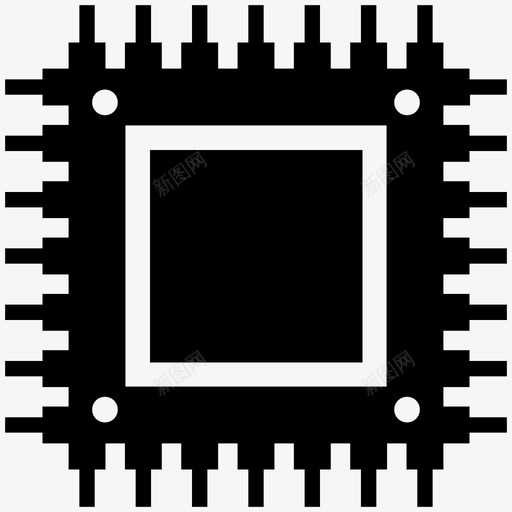 gpu计算机电子图标svg_新图网 https://ixintu.com gpu 处理器 电子 硬件 硬线 计算机