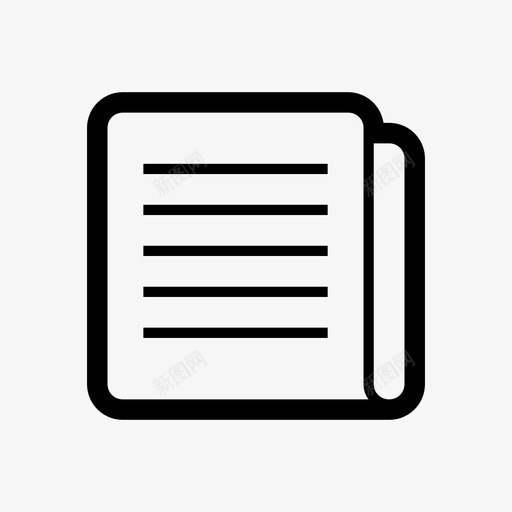 报纸文章博客图标svg_新图网 https://ixintu.com 博客 报纸 文章 时间表