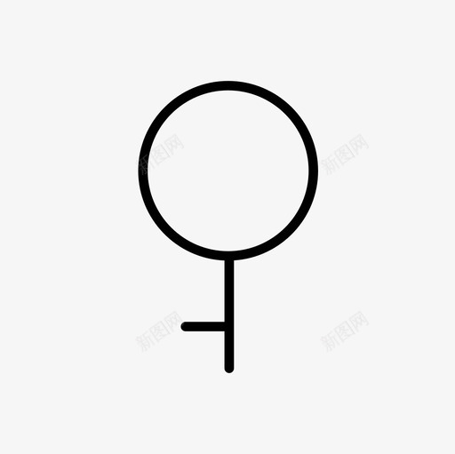 半女性别性别符号图标svg_新图网 https://ixintu.com 半女 性别 性别符号 性别细线图标集