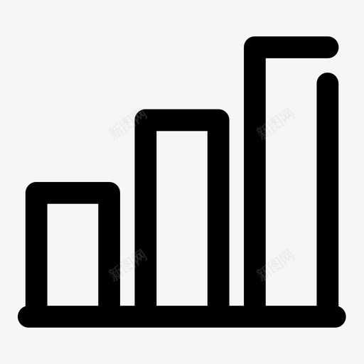 柱状图办公室间隙大图标svg_新图网 https://ixintu.com 办公室间隙大 柱状图