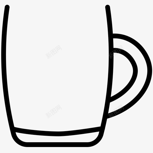 啤酒杯饮料玻璃杯图标svg_新图网 https://ixintu.com 啤酒杯 玻璃杯 酒吧 酒杯 饮料