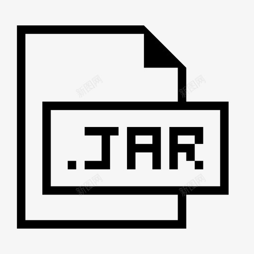 jar文件扩展名格式图标svg_新图网 https://ixintu.com jar文件 扩展名 文件格式和扩展名 格式