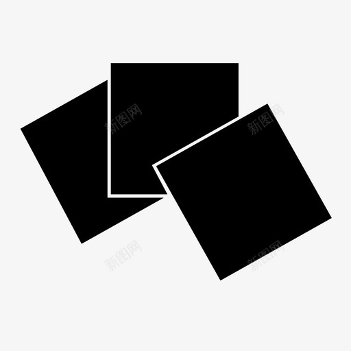 便笺列表纸张图标svg_新图网 https://ixintu.com 便笺 列表 提醒 方块 纸张