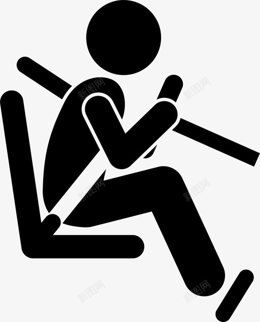 不适当的座位距离调整汽车图标svg_新图网 https://ixintu.com 不适当的座位距离 司机 汽车 调整 驾驶 驾驶安全