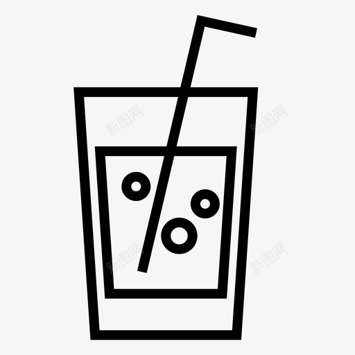 果汁鸡尾酒橙汁图标svg_新图网 https://ixintu.com 果汁 橙汁 鸡尾酒 鸡尾酒收藏