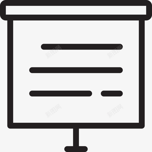 介绍教育学习板演示图标svg_新图网 https://ixintu.com 介绍教育 学习板 演示