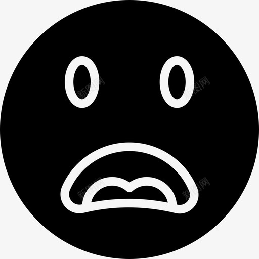 困惑表情漂亮图标表情2固体svg_新图网 https://ixintu.com 困惑 漂亮图标表情2固体 表情
