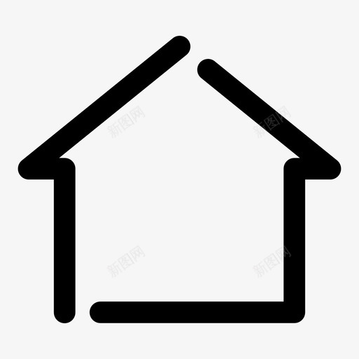 房子房屋贸易逆差很大图标svg_新图网 https://ixintu.com 房子 房屋 贸易逆差很大