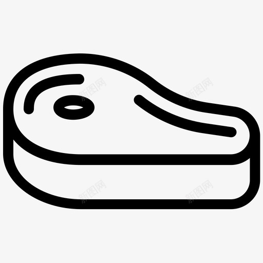 牛肉食品清真图标svg_新图网 https://ixintu.com 厨房 沙朗 清真 牛排 牛肉 食品